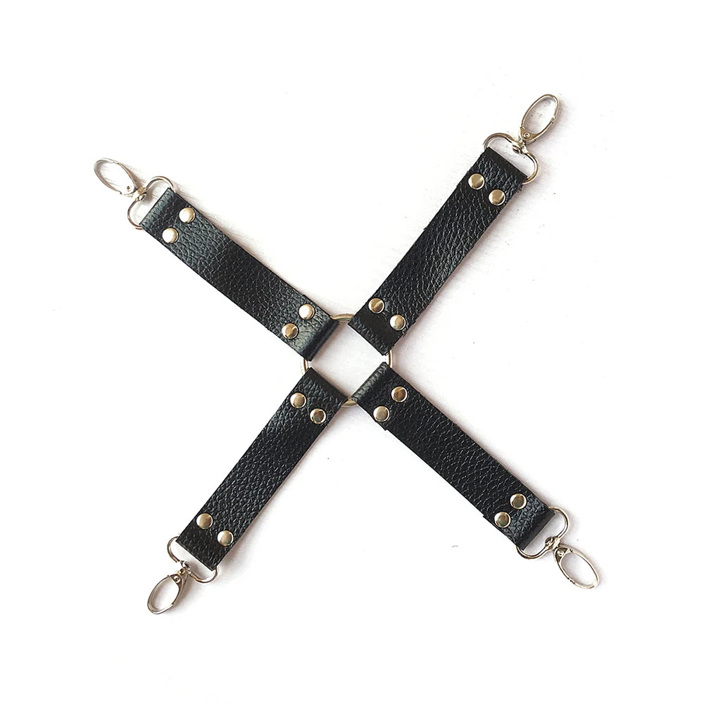 BDSM Kits Sex Bondage Set Handcuffs Gag Whip Nipple Clamps Erotic Sex Toys for Women Couples Adult Sex Shop Anal Butt Plug Tail