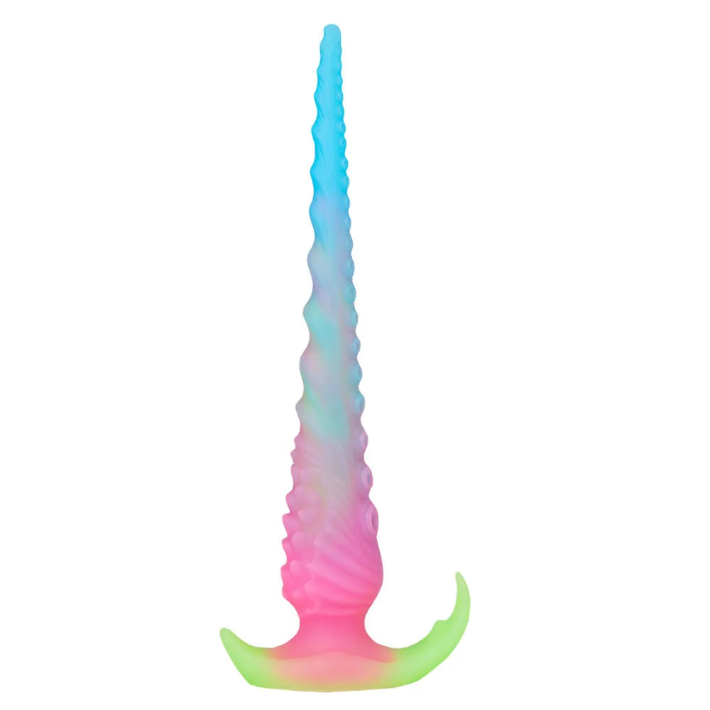 1pc Silicone Tentacle Anal Plug Butt Plug Luminous Anal Sex Toys for Women Men Prostate Vaginal Training Adult Sex Toys & Games