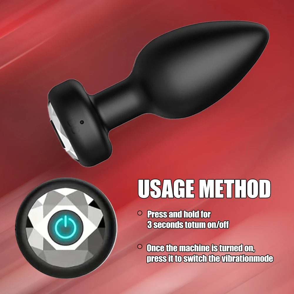 1 pc 10 Frequency Anal Vibrator, Wireless Remote Butt Plug, Adult Toys, Sex Toys, Sexy Toys, Adult Masturbation Products