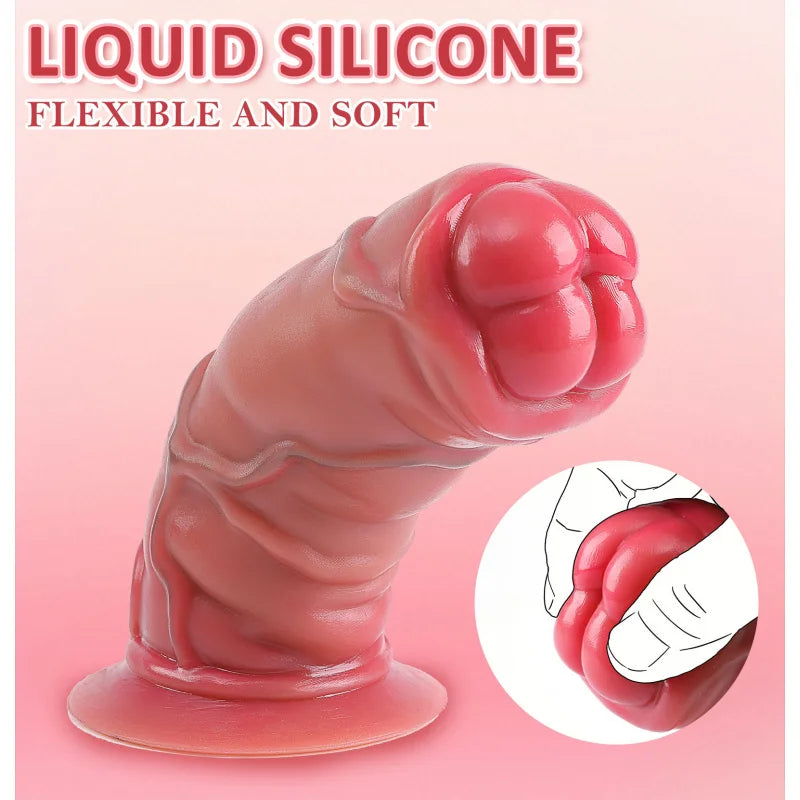 Butt Plug Anal Dildo Big Penis Anal Plug Vaginal Masturbation Fake Dick Adults Sex Toys for Men and Women Huge Monster Penis