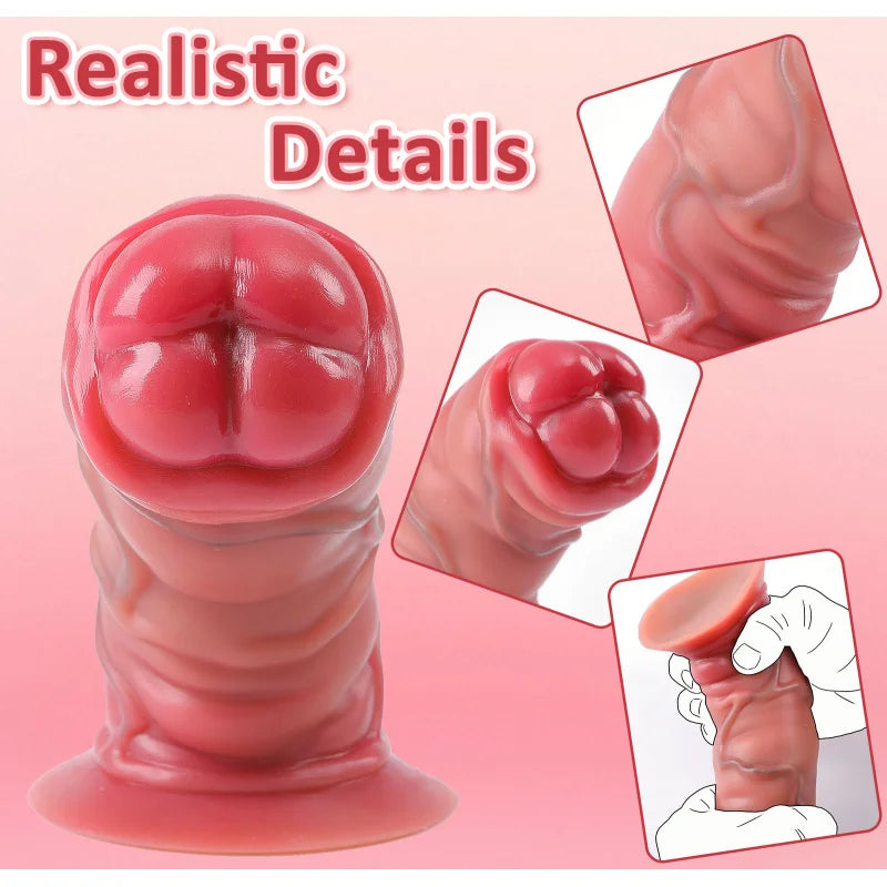 Butt Plug Anal Dildo Big Penis Anal Plug Vaginal Masturbation Fake Dick Adults Sex Toys for Men and Women Huge Monster Penis