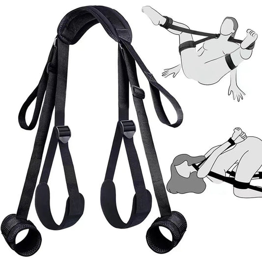 Bondage Kit BDSM Restraints Fetish Erotic Sex Toys For Couples Women Bandage Slave Collars Obedience Handcuffs Master Adult Game