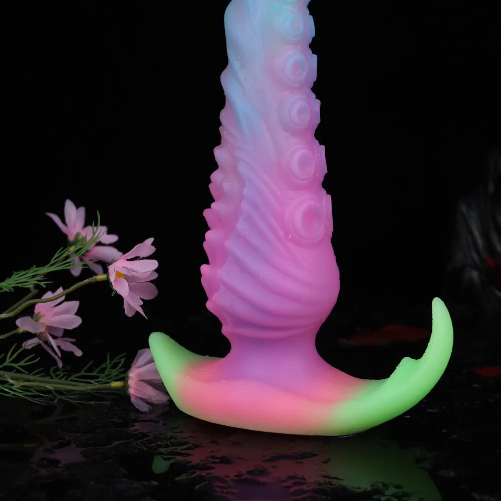 1pc Silicone Tentacle Anal Plug Butt Plug Luminous Anal Sex Toys for Women Men Prostate Vaginal Training Adult Sex Toys & Games