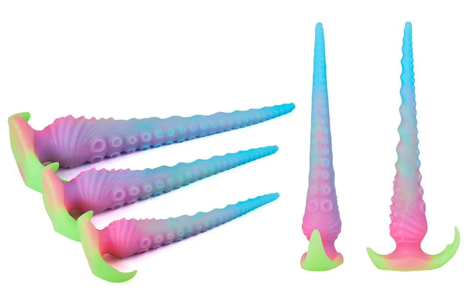 1pc Silicone Tentacle Anal Plug Butt Plug Luminous Anal Sex Toys for Women Men Prostate Vaginal Training Adult Sex Toys & Games