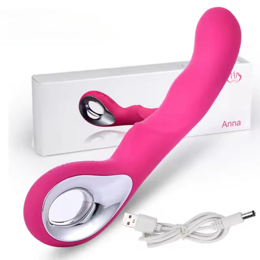 G Spot Vibrator Dildo for Women Rechargeable Vibrating Massager 10 Vibration Modes Quiet Powerful Adult Sex Toys for Couples